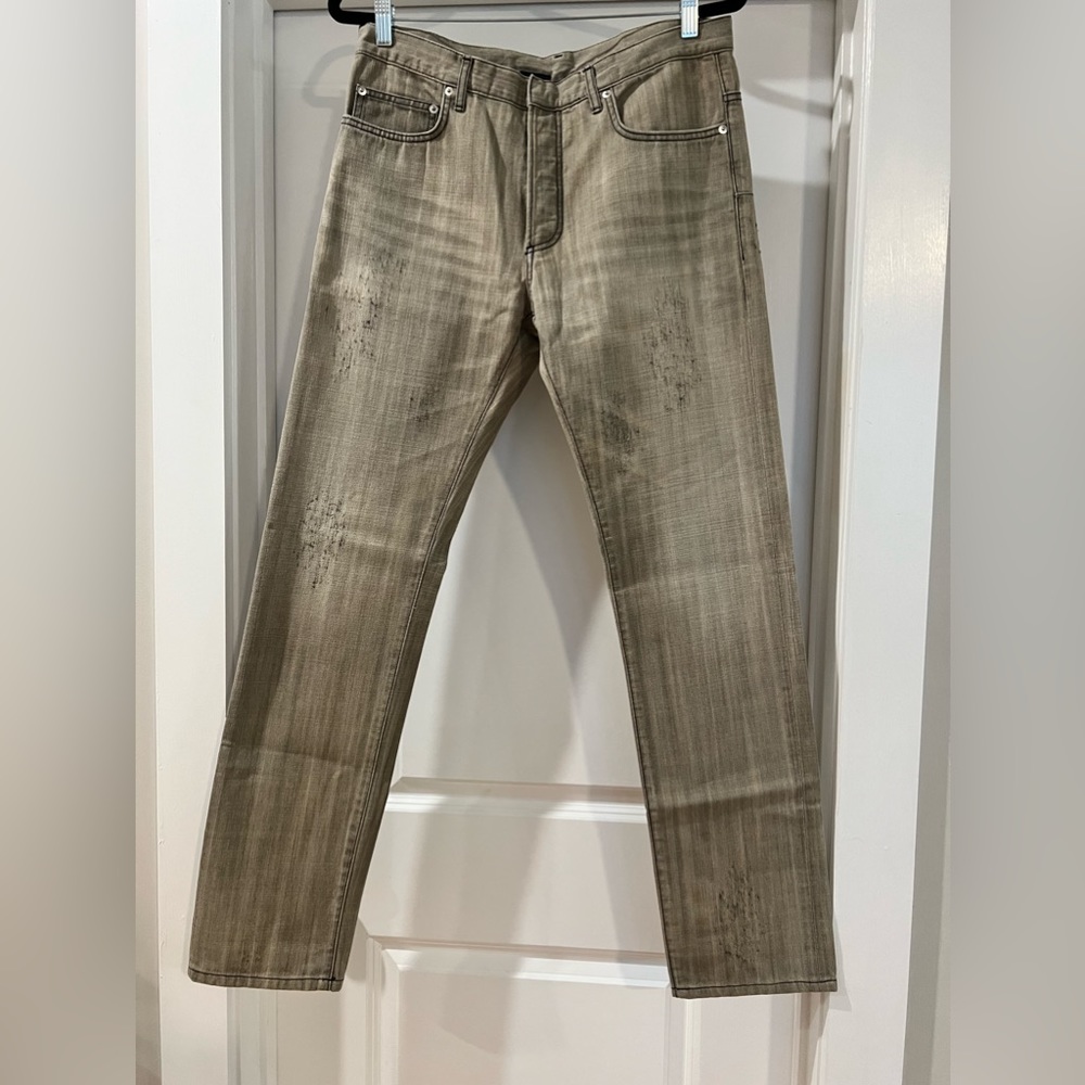 Christian Dior distressed pants